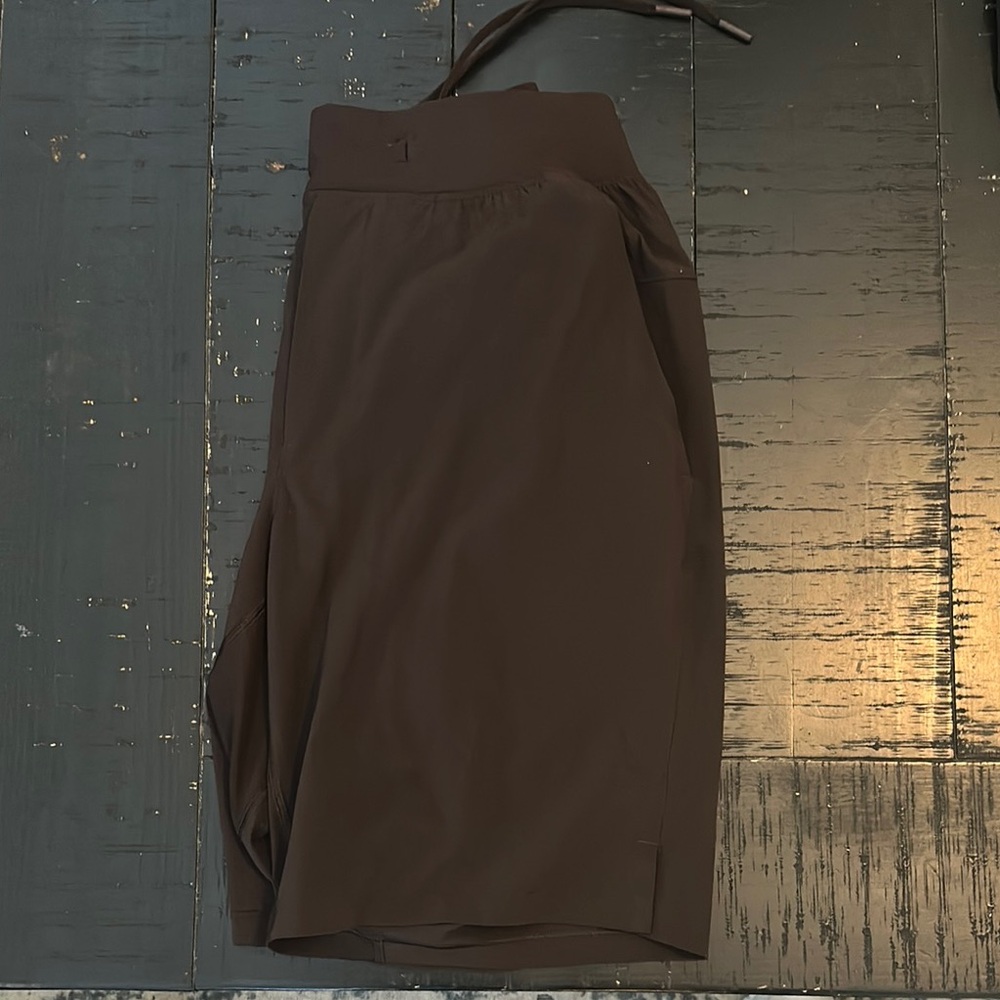 lululemon athletica Brown Athletic Shorts for Active Wear